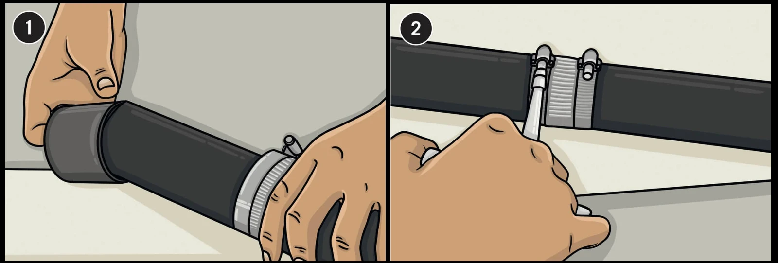 Joint Cast-Iron Pipe hubless coupling Joint Cast-Iron Pipe hubless coupling