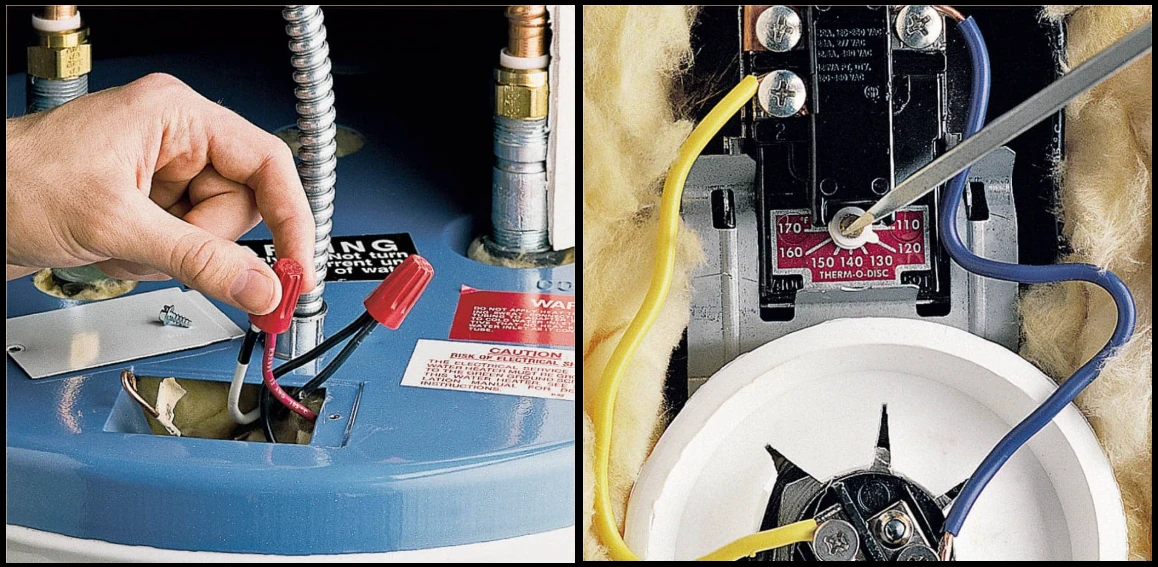 Electric Water heater hook up Electric Water heater hook up